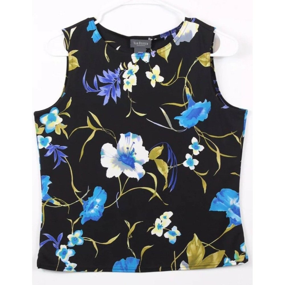Van Heusen Women's Tank Top Floral Print Blouse